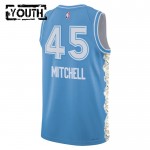 Maillot NBA Cleveland Cavaliers Donovan Mitchell Nike 2024-25 City Edition Bleu Swingman - Enfant